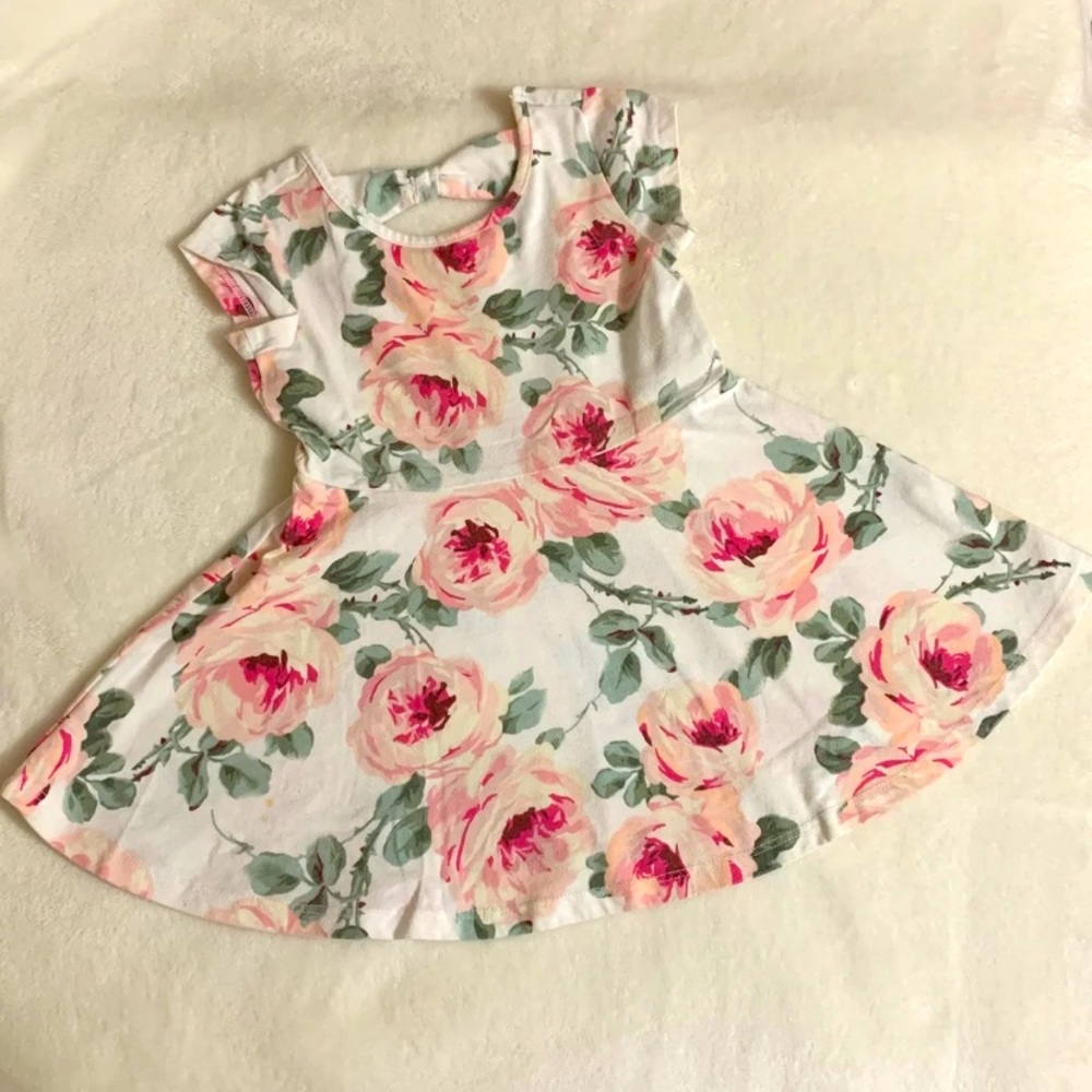 Girls Floral Spring Dress